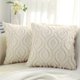 thumbnail image 1 of Set of 2 Faux Fur Cushion Covers 45x45 cm, Decorative Soft Plush Fluffy Velvet, 1 of 5