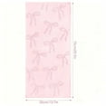 thumbnail image 2 of 3pcs Pink Bowknot Jacquard Towel - 100% Purified Cotton Face Towel with Bow Patterns, Soft Absorbent Home Bathroom Decor Towel, Perfect Gift for Family & Friends, Durable Cotton Towel, 14*31in, Pink, 2 of 7