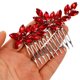 thumbnail image 4 of 2 peines para novia con diamantes de imitación, peines laterales para el pelo, tocados de novia, pasadores de flores, pinzas para el pelo con diamantes de imitación, accesorios para el cabello, 4 of 5