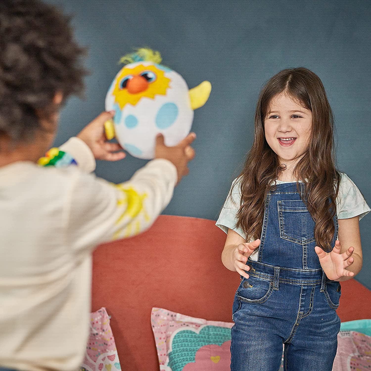 Talking Plush Easter Gift by Move2Play Electronic Egg Toss An Egg-Citing Kids Game That Will Crack You Up 