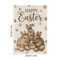 thumbnail image 3 of Yhmxh Happy Easter Garden Flag, Easter Egg Bunny Garden Flag Easter Garden Flags 12x18 Inch Double SidedFarmhouse Garden Flags Easter Yard Flag Easter Decorations Outdoor Decor, 3 of 6