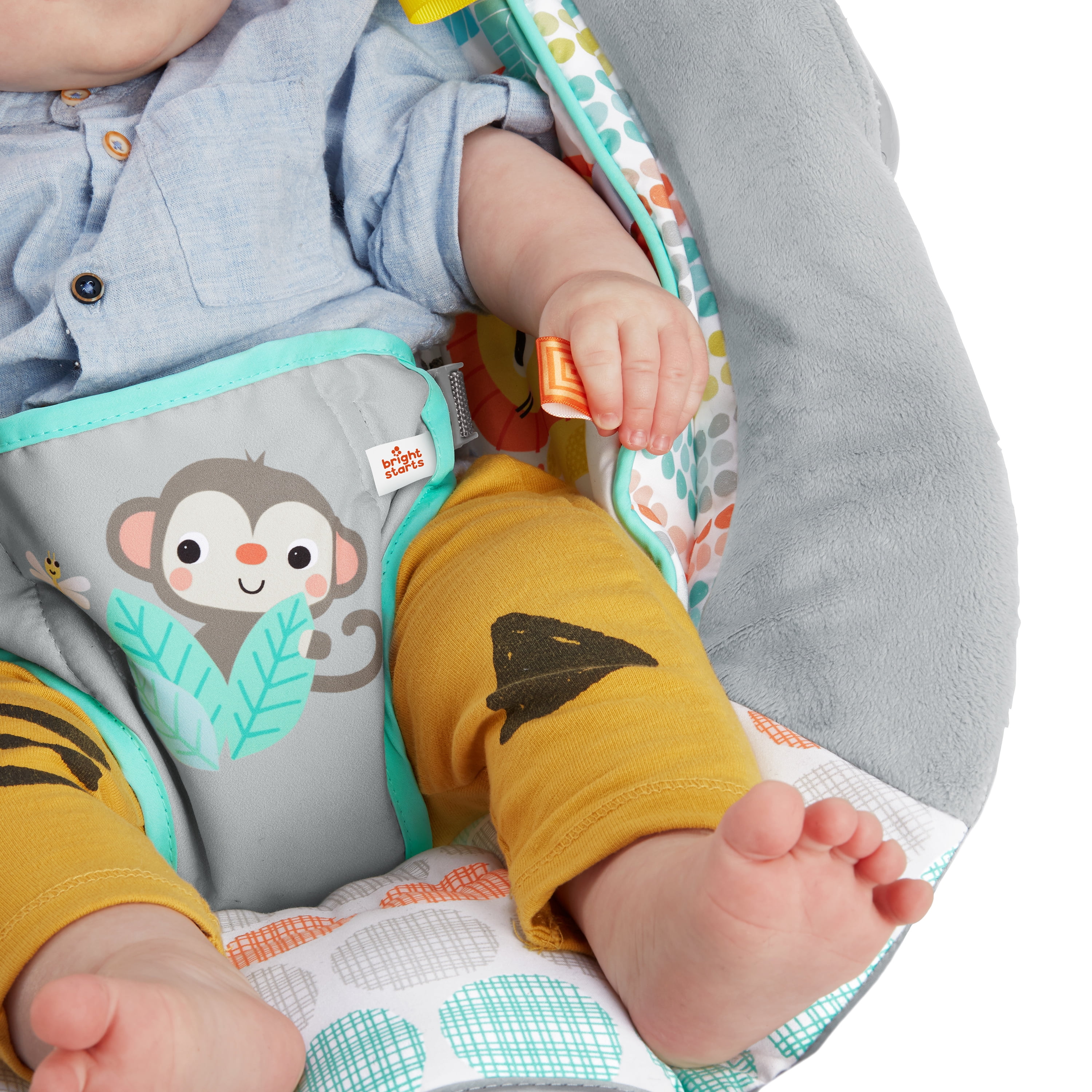 bright starts cradling bouncer seat with vibration and melodies