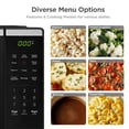 thumbnail image 2 of BLACK+DECKER 0.9 Cu Ft Microwave Oven Countertop , 6 Auto Menus, 10 Power Levels, Digital Panel, 900W, 2 of 10