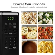 BLACK+DECKER 0.9 Cu Ft Microwave Oven Countertop , 6 Auto Menus, 10 Power Levels, Digital Panel, 900W