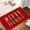 Rose, variante sur Ensemble de Tapis de Cuisine Joyeux Noël, Tapis de Porte Décoratif Flocons de Neige d'Hiver, Tapis de Sol de Cuisine Xmas 17x29 et 17x47 Pouces AKM006