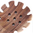 thumbnail image 2 of Teak Cooking Spoon, Food Grade Natural Wooden Noodle Strainer for Kitchen, 2 of 4