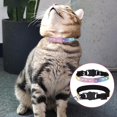 thumbnail image 3 of Breakaway Cat Collars with Bell - Adjustable Safe Pet Collar Velvet Kitty Collar with Bling Rhinestone, 3 of 3