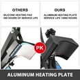 thumbnail image 4 of VEVOR Heat Press 6x3.75 inch Curved Element Hat Press Clamshell Design Heat Press for Hats Rigid Steel Frame No Stick Digital LCD Timer and Temperature Control (6x3.75Inch Clamshell Design), 4 of 9