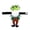frog, variant on Festive Witch Frog Window Tiebacks Halloween Decorations for Kids Rooms, Quick Setup Polyester Clips, Themes