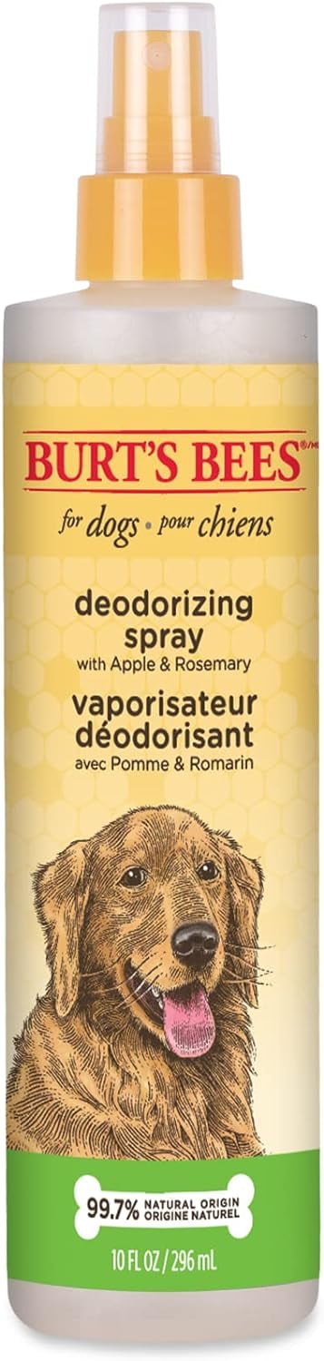 Burt s Bees Natural Dog Deodorizing Spray Made with Apple Rosemary Sulfate Paraben Free 10 oz