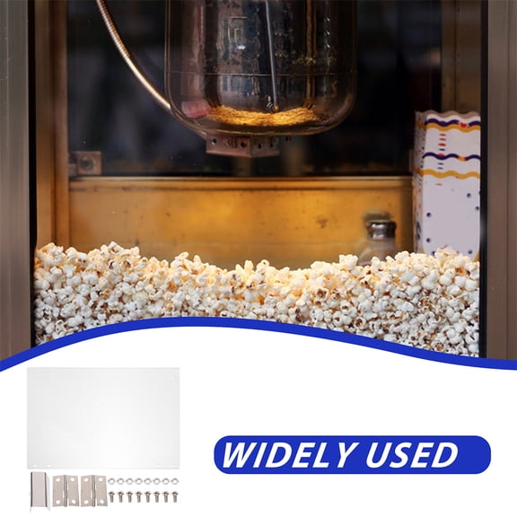 Hemobllo Commercial Popcorn Machine Protective Plastic Panel Cover Replacement Set for Business Use, and Easy to Install