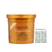 Mizani Butter Blend Medium/Normal Relaxer 4Lbs + Processing Cap (2 Packs)