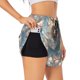 thumbnail image 1 of Balery Cool Cloud White Dragon Pantalones cortos deportivos para mujer con forro y dos bolsillos, elásticos, para entrenamiento, gimnasio, yoga-Medium, 1 of 7