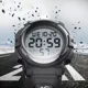 thumbnail image 5 of Reloj deportivo digital impermeable para hombre, correa negra, 5 of 5