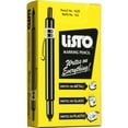 thumbnail image 2 of Listo Mechanical Marking Pencils, Refillable, Black Barrel, Pack Of 12, 2 of 3