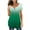 Green, variant on Fartey Fashion Gradient Print Shirts for Women Plus Size Button V Neck T Shirts Fashion Elegant Short Sleeve Tunic Tops Loose Flowy Pleated Blouses Purple S-5XL