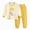 Light Yellow, variant on NOLDARES Toddler Baby Boys Long Sleeve Top and Pants Snug Fit Cotton 2 Piece Pajama Set(M289-Yellow)