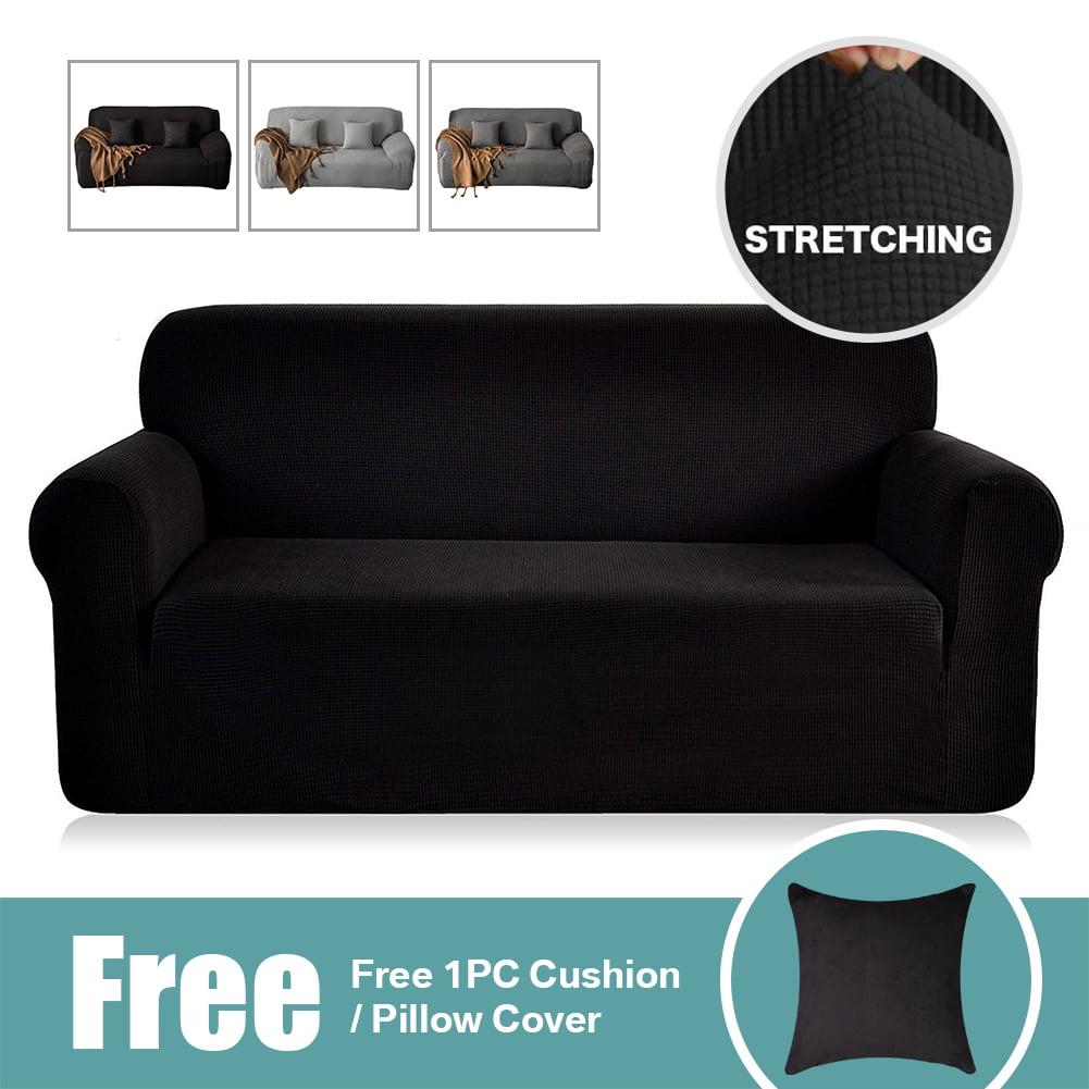 1/2/3/4 Seats Waterproof Sofa Stretch Slipcovers Jacquard Protector Couch Covers 