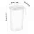 thumbnail image 4 of ACDANC 2 Quart (2 Liter) Pitcher with Lid - Water Jug for Fridge Door - Leakproof 64Oz Plastic Pitcher with Lid - Drink Container for Juice,Iced Tea,Coffee,Bpa-Free Plastic,White, 4 of 6