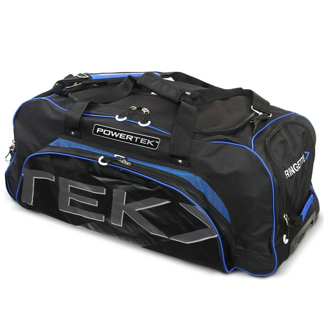 Powertek V3.0 Sac d'Équipement de Ringuette avec Roues – Bleu