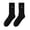 Black, variant on TIANZEN Knee High Socks Double Needle Embroidery Pure Stockings For Ladies Comfort And Warmth Sheer Control Top