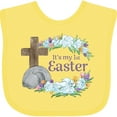thumbnail image 3 of Inktastic It's My 1st Easter with Cross and Flowers Boys or Girls Baby Bib, 3 of 4