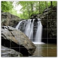 thumbnail image 1 of Picture-Tiles.com: Waterfalls Ceramic Tile Wall Mural WAL501120-66XL. 72"W x 72"H using (36) 12" x 12" Ceramic Tiles-Satin Finish, 1 of 3
