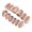rose gold, variant on Removeable Top and Bottom Mouth Grillzs Set Dentals Grills for Trendsetters Comfortable Wear Tooth Caps Accessories