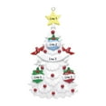 thumbnail image 4 of Personalized Family of 3 White Christmas Tree Ornament 2024 -  Custom Christmas Ball Xmas Tree Decor, 4 of 10