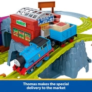 Thomas & Friends Cranky’s Dockside Delivery Train Set from Fisher-Price with Motorized Thomas Engine