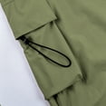 thumbnail image 5 of Men Loose Cargo Work Pants 4-Way Stretch Drawstring Outdoor Activity Trousers S-XL, 5 of 8