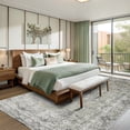 thumbnail image 3 of LZNIOZ Area Rugs for Living Room 8ft x 10ft Machine Washable Bedroom Rugs Distressed Vintage Print Soft Rug Non Slip Carpet, Rustic Brown, 3 of 10