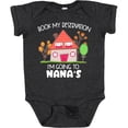thumbnail image 3 of Inktastic Book My Reservation I'm Going to Nana's- House Boys or Girls Baby Bodysuit, 3 of 5