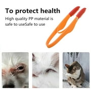 Twinkseal Pet Tear Stain Remover 2-pack Pet Eye Combs Soft Flexible Tear Stain Removers for Dogs Cats Reusable Pet Grooming Accessories Tear Stain Brush