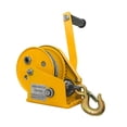thumbnail image 1 of Small Hand Winch Heavy Duty Rope Crank Self-Locking Winch 1200 Lbs Small Hoist Two-Way Locking For Trailer Boat Or ATV Towing ,Multi Purpose, 1 of 7
