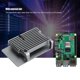 thumbnail image 4 of CNC Aluminum Alloy Housing with External Slot Built In Hot Column Enclosure for Raspberry Pi 4(Gray ), 4 of 4