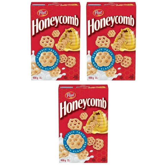 Post Honeycomb Breakfast Cereal, 400g (3 Pack)