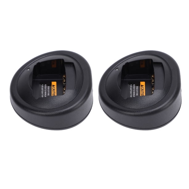 Cargador De Escritorio De Radio, Indicador De Carga LED 2PCS Prevención De Sobrecarga Cargador De Batería De Radio Para GP328