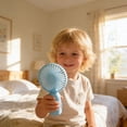 thumbnail image 4 of shyuyusa Handheld Mini Fan 250mAh Battery Portable Cooler For Outdoor Travel Daily Activity Use, 4 of 6