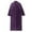 Purple, variant on Lovskoo Men's Long Sleeve Bathrobe Winter Warm Cozy Soft Fleece Shawl Collar Robe Loungewear Blue
