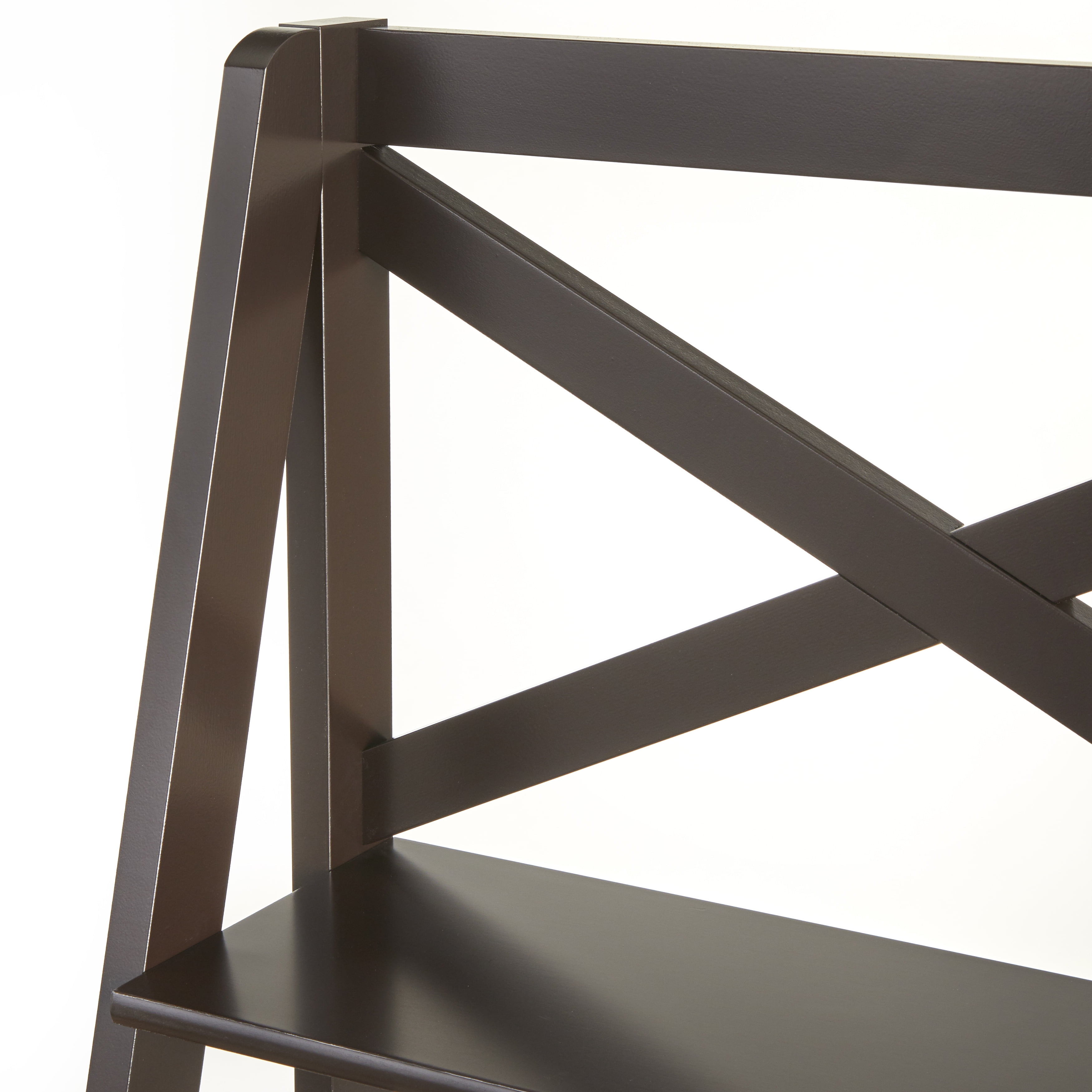 TMS X 4 - Tier Shelf, Ladder Bookcase, Espresso