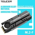 thumbnail image 1 of 2280 SSD Heatsink M.2 NVME Radiator Air Circulation Cooler PC Efficient Radiator with Thermal Silicone pad m.2-f, 1 of 6