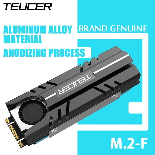 2280 SSD Heatsink M.2 NVME Radiator Air Circulation Cooler PC Efficient Radiator with Thermal Silicone pad m.2-f