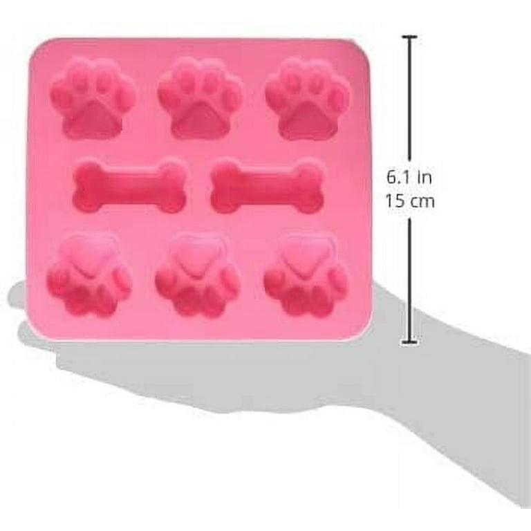 4 x 9 Silicone Dog Paw & Bones Candy Mold by STIR