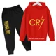 thumbnail image 5 of Cristiano Ronaldo CR7 Cosplay Disfraces Niños Fútbol Idol Sudadera con capucha Pantalones Niños Niños Alta Calidad Tops Niñas Conjuntos de ropa, 5 of 5