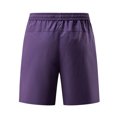 thumbnail image 4 of Busydd Mens Shorts S-4XL Trendy Solid Color Summer Shorts Loose Oversized Elastic Waist Drawstring Casual Shorts Plus Size Shorts with Zipper Pockets, 4 of 4