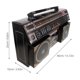 thumbnail image 2 of unbranded Adorno De Radio Retro En Para Con Detallado Y Ligero, 2 of 8