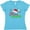 Aqua, variant on Inktastic Mimi Claus with Christmas Santa Hat and Snowflakes Women's V-Neck T-Shirt