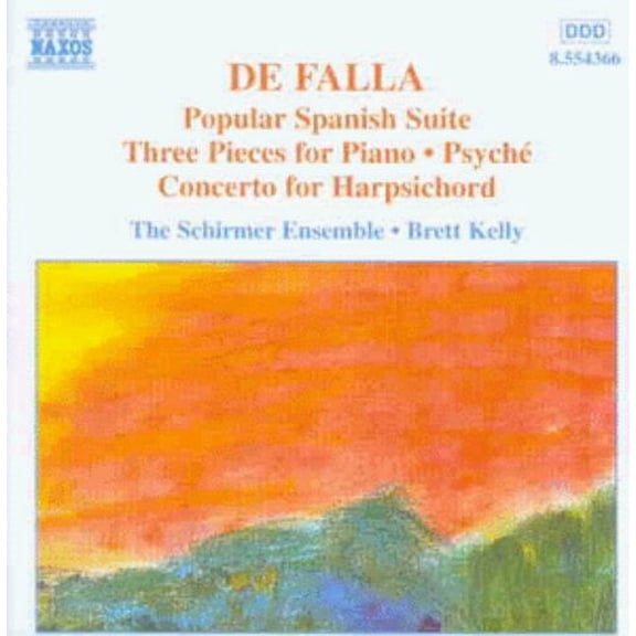 M. Falla de - Popular Spanish Suite / Three Pieces for Piano - Music & Performance - CD