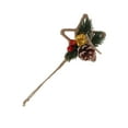 thumbnail image 1 of Handmade Unique Pine Cone Christmas Hanging Decorative Wreath,  Twine And Polyester, DIY Star String Lights, Multifunctional Room Decorations, 1 of 8